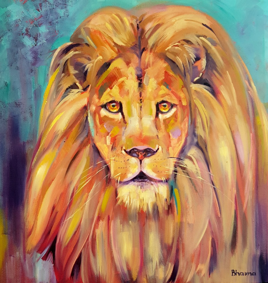Bhavna Misra Lion Portrait