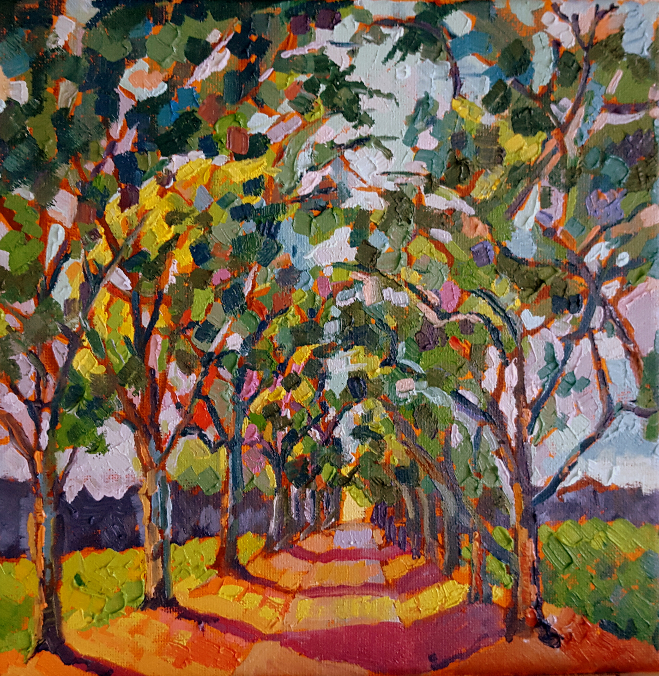 Recent Sale -“Afternoon Light”, Fine Arts Landscape Painting by Artist ...