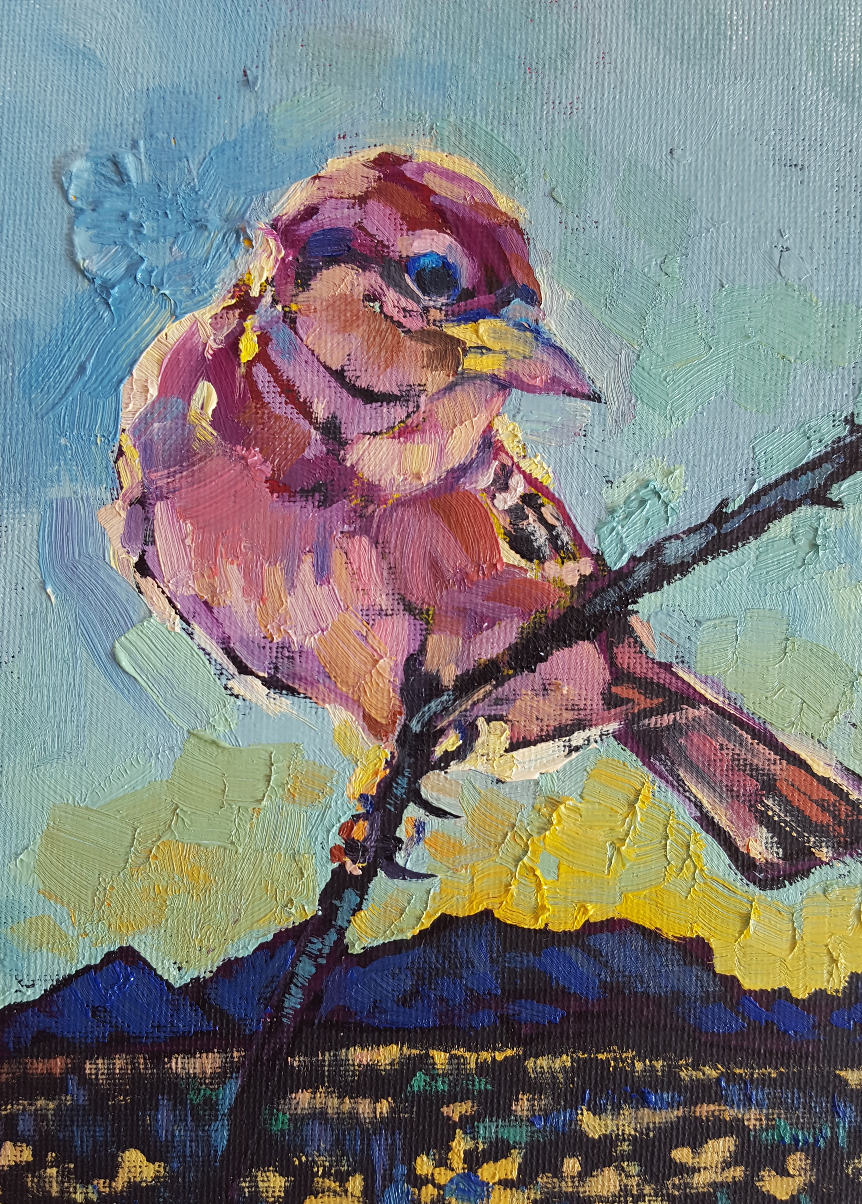 “Morning in Grand Teton” – Fine Arts Bird Portrait by Artist Bhavna ...